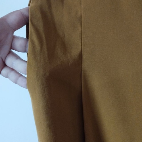 Zara zip-culottes medium size mustard color like new