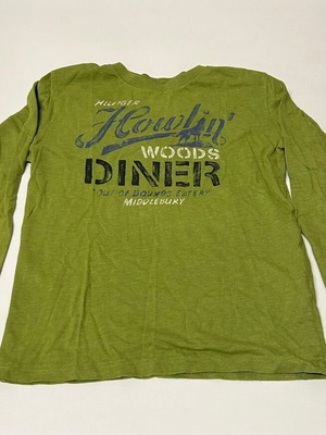 Tommy Hilfiger long-sleeve cotton shirt green 8 years 128 cm
