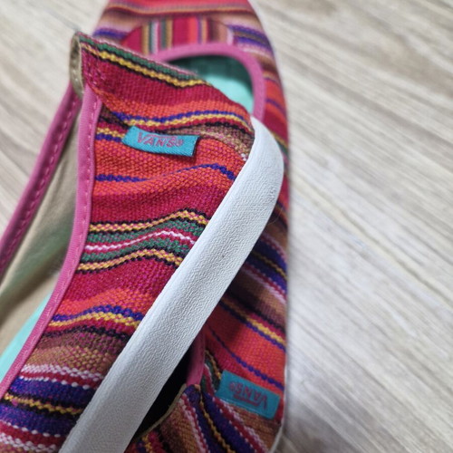 Vans espadrilles size 38 with ethnic motifs like new