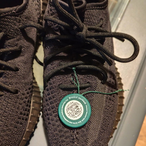 Adidas Yeezy 350 V2 sneakers, size 42.5, black