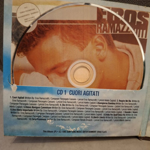 Eros Ramazzotti The Original Albums Collection 4 CD box set like new, pop
