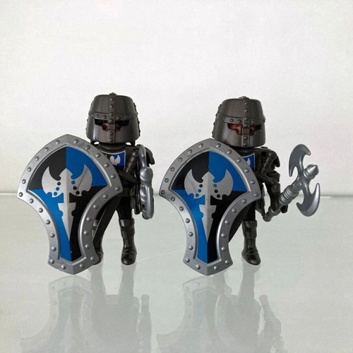 Playmobil Knights with Double Axe used