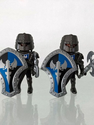 Playmobil Knights with Double Axe used