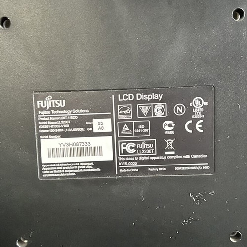 Fujitsu L20T-1 ECO LL3200T 20-inch LCD monitor