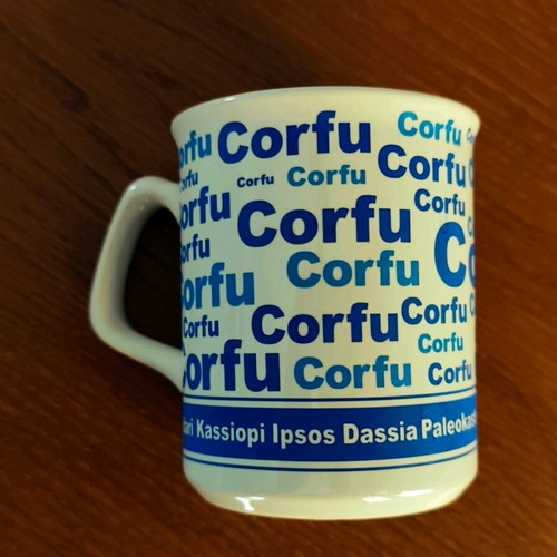 Ceramic mug Corfu new