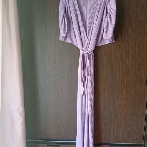 Zara women's dress purple new, kimono style, size L