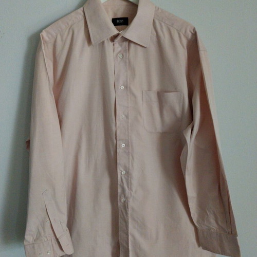Boss men's dress shirt XXL beige
