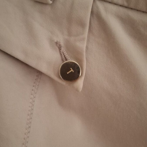 Trussardi slim fit pants with side stripe, like new, size 46 Italian