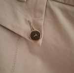 Trussardi slim fit pants with side stripe, like new, size 46 Italian