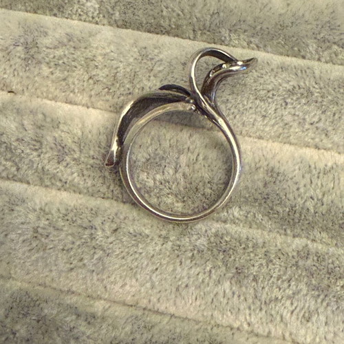 Jenavi silver ring new with Swarovski crystals