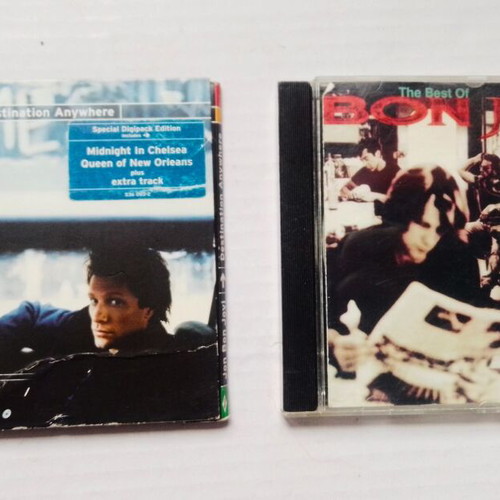 Bon Jovi music CDs used, Crossroad & Destination Anywhere