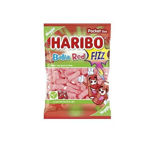 Haribo Balla Red Fizz Candy new, 70g