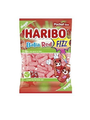 Haribo Balla Red Fizz Candy new, 70g