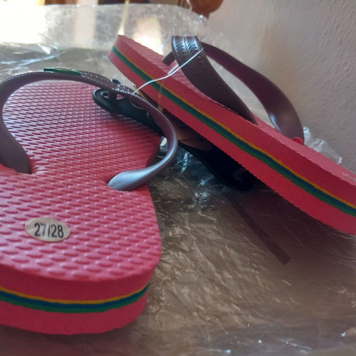 Flip-flops for girls new, sizes 27/28 and 29/30, pink-purple