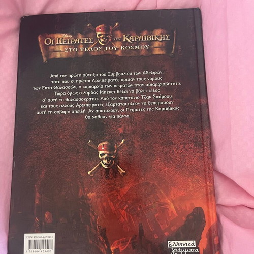 Jack Sparrow Pirates of the Caribbean collectible book like new