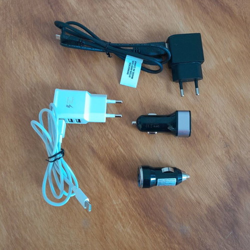 Chargers used with 1m cable and Turbo x adapters