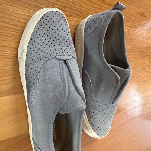 American Eagle shoes used, gray flat loafers size 37.5