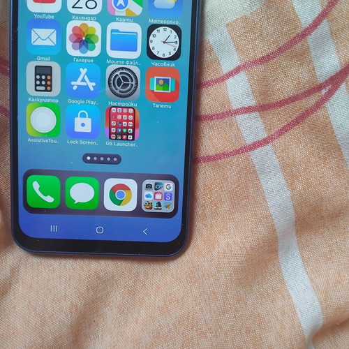 Samsung A17 and A05s mobile phones used, blue