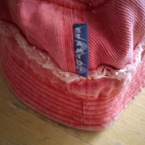 Stamion Unisex Kids Bucket Hat 52cm like new, coral denim