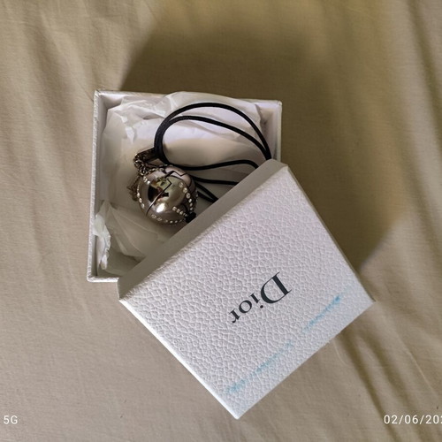 Christian Dior Diorlight disco ball necklace with Swarovski crystals new