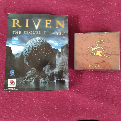 Riven The Sequel to Myst PC game μεταχειρισμένο με ελληνικό manual