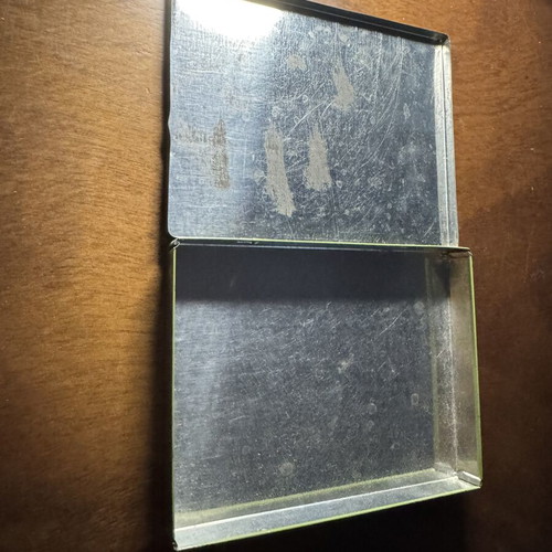 Vintage metal cigarette box The Greys Silk Cut Virginia used
