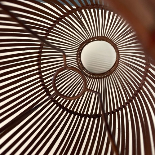 Handmade bamboo ceiling light new, height 50 x width 20 cm