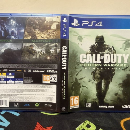 Call of Duty Modern Warfare Remastered PS4 game like new