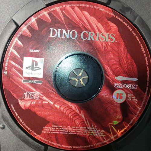 Dino Crisis PS1 game disc