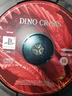 Dino Crisis PS1 game disc