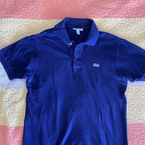 Lacoste Polo shirt blue size M used, authentic