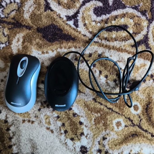 Microsoft wireless mouse used with adapter