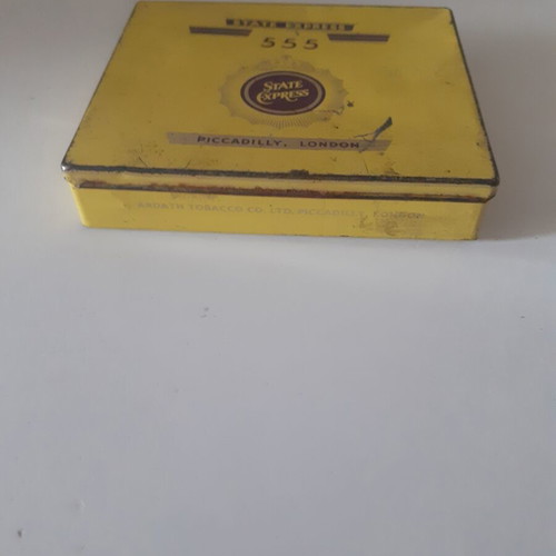 Tin cigarette packaging 555 used