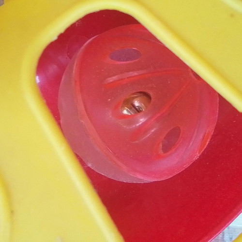 Cat toy with ball used