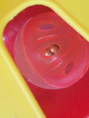 Cat toy with ball used
