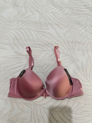 Σουτιέν Luna Lingerie 85B ροζ σατέν νέο