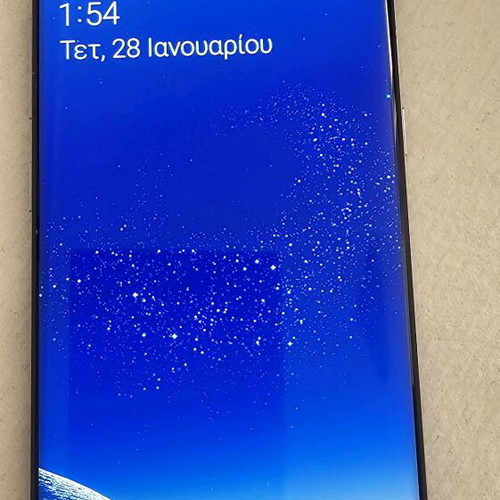Samsung S8 Plus σαν καινούργιο, μπλε, 64GB, αδιάβροχο, ασύρματη φόρτιση