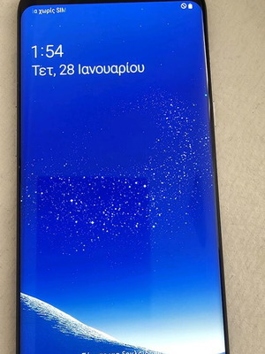 Samsung S8 Plus σαν καινούργιο, μπλε, 64GB, αδιάβροχο, ασύρματη φόρτιση