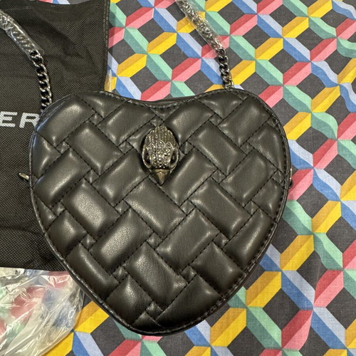 Kurt Geiger London Kensington shoulder bag, black quilted