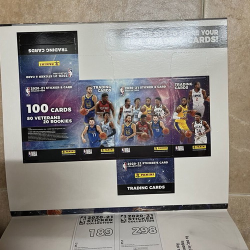 Panini NBA 2020-2021 Sticker and Card Album new