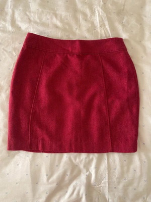H&M mini skirt wool blend like new, pink