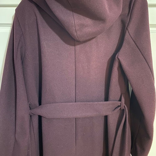 Wool coat Zara used, size M, purple
