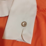 White pleaser jacket like new, size small