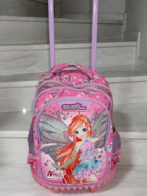 Must Team Winx Bloom school trolley bag for primary school