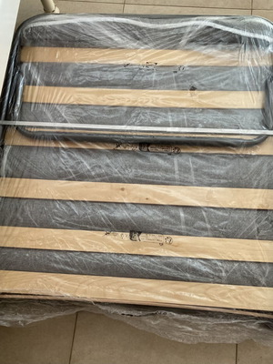 Folding single bed with mattress