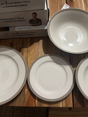 Σετ σερβιρίσματος Neoflam by Thun πορσελάνη Βοημίας και ανοξείδωτο ατσάλι καινούργιο