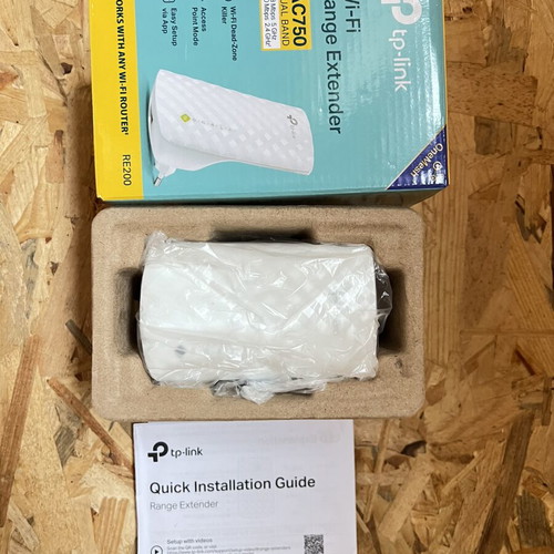 WiFi Extender TP-Link RE200 v4 Dual Band used, up to 750Mbps