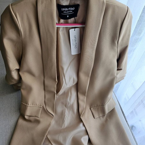 Celestino women's jacket new, size S 36, beige