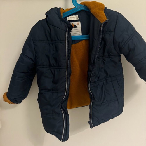Orchestra kids jacket with zipper and hood, like new, blue, 4 years, 104 cm