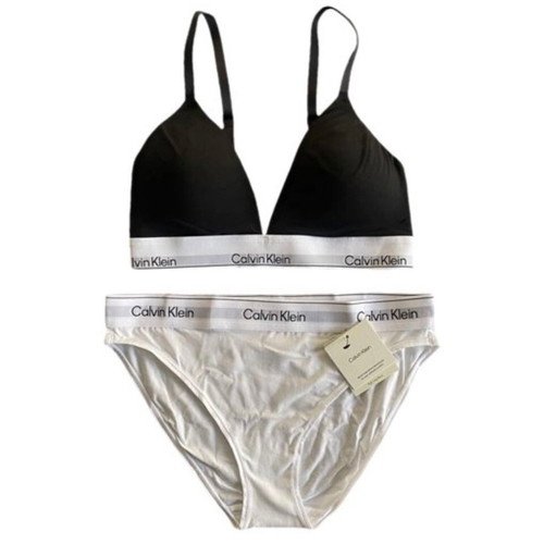 Calvin Klein lingerie set new, cotton, black and white